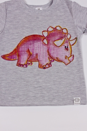 Купить футболку ребенку с динозавром Трицератопс в Днепре, Киеве, Львове, Полтаве, Харькове, Украине