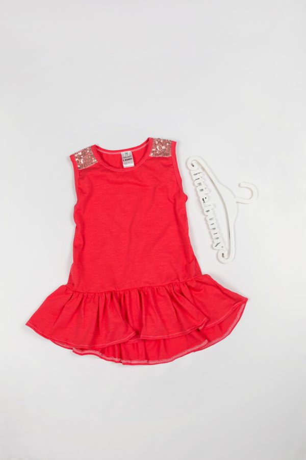 Купить красное нарядное платье для девочки от украинского производителя