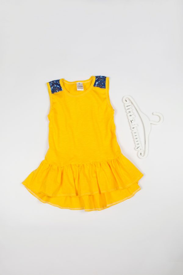 Купить детское платье желтое у производителя недорого